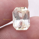 High Quality Yellow Sapphire Octagon Shaped Faceted Gemstone 12X9mm Healing Loose Gemstone For Making Jewelry