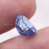 Natural Blue Sapphire Cushion Faceted Cut Chakra Healing 10X9mm Loose Gemstone For Making Jewelry