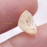 Genuine Yellow Sapphire Cushion Shaped Faceted Gemstone 11X10mm Healing Loose Gemstone For Making Jewelry