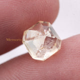 Natural Yellow Sapphire Square Shaped Faceted Gemstone 10X9mm Healing Loose Gemstone For Making Jewelry