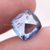 Precious Blue Sapphire Cushion Faceted Cut Chakra Healing 10X10mm Loose Gemstone For Making Jewelry