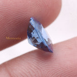 Precious Blue Sapphire Cushion Faceted Cut Chakra Healing 10X10mm Loose Gemstone For Making Jewelry