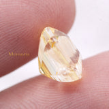 Natural Yellow Sapphire Octagon Shaped Faceted Gemstone 10X9mm Healing Loose Gemstone For Making Jewelry