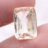 Certified Yellow Sapphire Rectangle Shaped Faceted Gemstone 14X10mm Healing Loose Gemstone For Making Jewelry