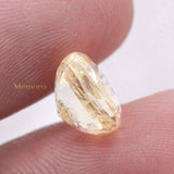 Natural Yellow Sapphire Cushion Shaped Faceted Gemstone 10X10mm Healing Loose Gemstone For Making Jewelry