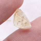 Natural Yellow Sapphire Cushion Shaped Faceted Gemstone 12X11mm Healing Loose Gemstone For Making Jewelry