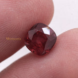 Natural Ruby Cushion Shaped Faceted Gemstone 7X7mm Healing Loose Gemstone For Making Jewelry