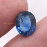 Natural Blue Sapphire Faceted Oval Cut Spiritual Healing 10X8mm Loose Gemstone For Making Jewelry