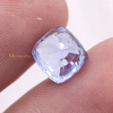 Buy Natural Blue Sapphire Cushion Faceted Cut Chakra Healing 8X8mm Loose Gemstone For Making Jewelry