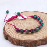 Natural Turquoise Gemstone Thread Bracelet