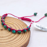 Natural Turquoise Gemstone Thread Bracelet