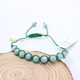 Natural Aquamarine Gemstone Thread Bracelet