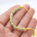 Natural Aquamarine Gemstone Thread Bracelet