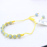 Natural Aquamarine Gemstone Thread Bracelet