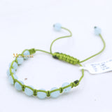 Natural Aquamarine Gemstone Thread Bracelet