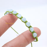 Natural Aquamarine Gemstone Thread Bracelet