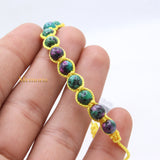 Natural Ruby Zoisite Gemstone Thread Bracelet