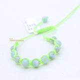 Natural Aquamarine Gemstone Thread Bracelet