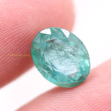 High Quality Emerald Oval Shaped Faceted Gemstone 10X8mm Healing Loose Gemstone For Making Jewelry