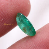 Natural Emerald Oval Faceted Cut Loose Gemstone 10X7mm Healing Gemstone For Making Jewelry