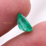 Best Quality Natural Emerald Pear Faceted Cut Loose Gemstone 9X6mm Healing Gemstone For Making Jewelry