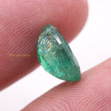 Natural Emerald Oval Faceted Cut Loose Gemstone 10X8mm Healing Gemstone For Making Jewelry