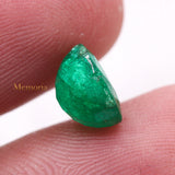 Loose Gemstone Natural Emerald Oval Faceted Cut 9X7mm Healing Gemstone For Making Jewelry