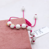 Natural Howlite Gemstone Thread Bracelet