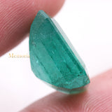 Natural Emerald Square Faceted Cut Gemstone 16X16mm Healing Loose Gemstone For Making Jewelry