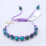 Natural Turquoise Gemstone Thread Bracelet