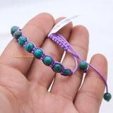 Natural Turquoise Gemstone Thread Bracelet