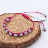 Natural Aquamarine Gemstone Thread Bracelet