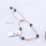 Natural Turquoise Gemstone Thread Bracelet