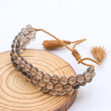 Natural Smoky Quartz Gemstone Thread Bracelet