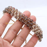 Natural Smoky Quartz Gemstone Thread Bracelet