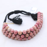 Natural Rhodochrosite Gemstone Thread Bracelet