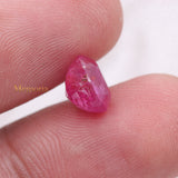 High Quality Natural Ruby Cushion Shaped Faceted Gemstone 8X8mm Healing Loose Gemstone For Making Jewelry