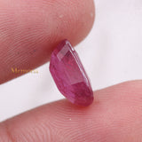 Certified Natural Ruby Cushion Shaped Faceted Gemstone 11X7mm Healing Loose Gemstone For Making Jewelry