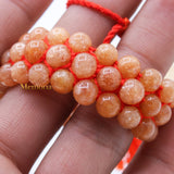 Natural Sunstone Gemstone Thread Bracelet