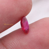 High Quality Natural Ruby Oval Shaped Faceted Gemstone 8X6mm Healing Loose Gemstone For Making Jewelry