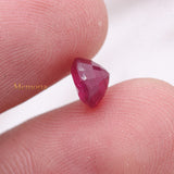 Buy Certified Natural Ruby Round Shaped Faceted Gemstone 7X7mm Healing Loose Gemstone For Making Jewelry