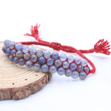 Natural Iolite Gemstone Thread Bracelet