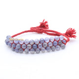 Natural Iolite Gemstone Thread Bracelet