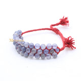 Natural Iolite Gemstone Thread Bracelet