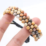 Natural Agate Gemstone Thread Bracelet