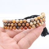 Natural Agate Gemstone Thread Bracelet