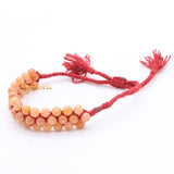 Natural Sunstone Gemstone Thread Bracelet