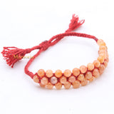 Natural Sunstone Gemstone Thread Bracelet