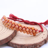 Natural Sunstone Gemstone Thread Bracelet