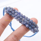 Natural Iolite Gemstone Thread Bracelet